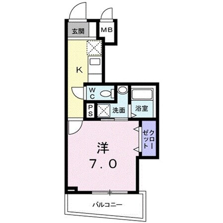 シュバリエの物件間取画像